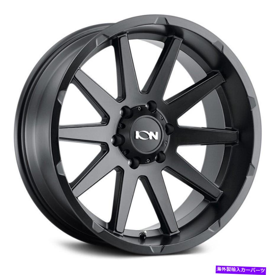 ホイール　４本セット イオン合金143ホイール17x9（-12、6x139.7、106）4のブラックリムセット Ion Alloy 143 Wheels 17x9 (-12, 6x139.7, 106) Black Rims Set of 4【並行輸入品】｜Us Custom Parts Shop USDM