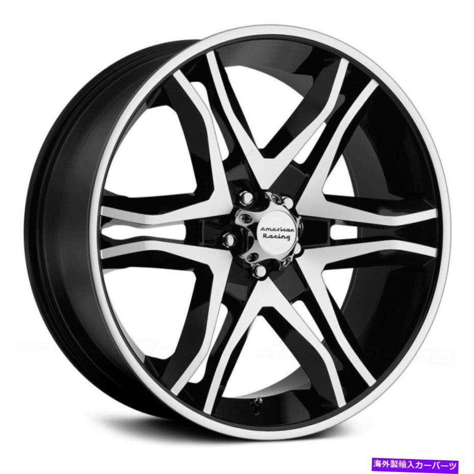 ホイール 4本セット アメリカンレーシングAR893メインライン1PCホイール17x8(25、6x135)4のブラックリムセット American Racing AR893 MAINLINE 1PC Wheels 17x8 (25, 6x135) Black Rims Set of 4【並行輸入品】|Us Custom Parts Shop USDM
