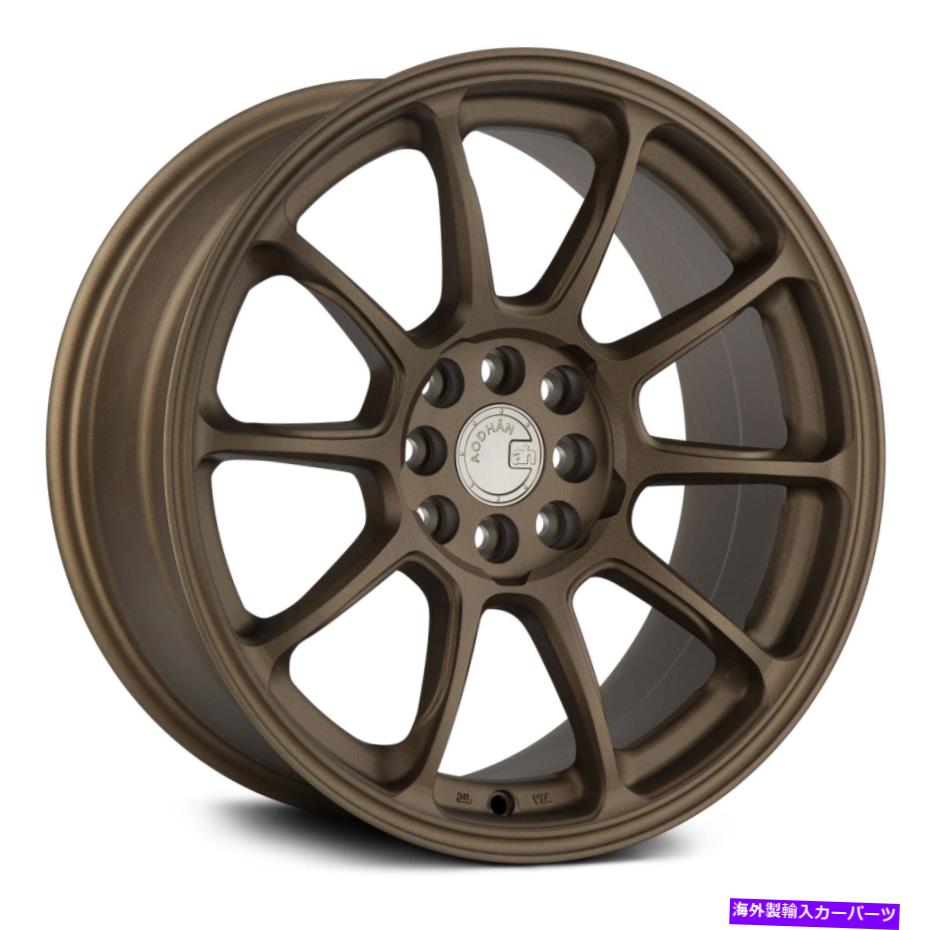 ホイール 4本セット Aodhan AH06ホイール18x9(30、5x100、73.1)4のブロンズリムセット Aodhan AH06 Wheels 18x9 (30, 5x100, 73.1) Bronze Rims Set of 4【並行輸入品】|Us Custom Parts Shop USDM