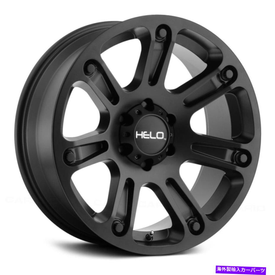 ホイール　４本セット HELO HE904ホイール18x9（0、5x127、72.56）4のブラックリムセット Helo HE904 Wheels 18x9 (0, 5x127, 72.56) Black Rims Set of 4【並行輸入品】｜Us Custom Parts Shop USDM