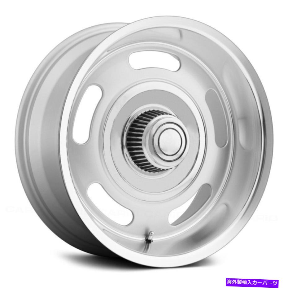 ホイール　４本セット BGロッドワークラリーホイール15x7（0、5x127、78.1）4のシルバーリムセット BG Rod Works Rally Wheels 15x7 (0, 5x127, 78.1) Silver Rims Set of 4【並行輸入品】｜Us Custom Parts Shop USDM