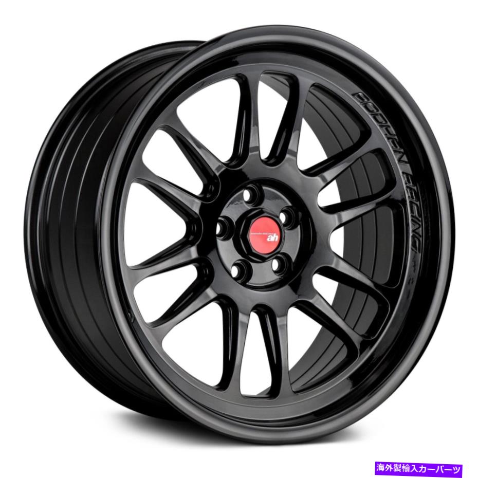 ホイール 4本セット Aodhan AH07ホイール18x9.5(30、5x114.3、73.1)4のブラックリムセット Aodhan AH07 Wheels 18x9.5 (30, 5x114.3, 73.1) Black Rims Set of 4【並行輸入品】|Us Custom Parts Shop USDM