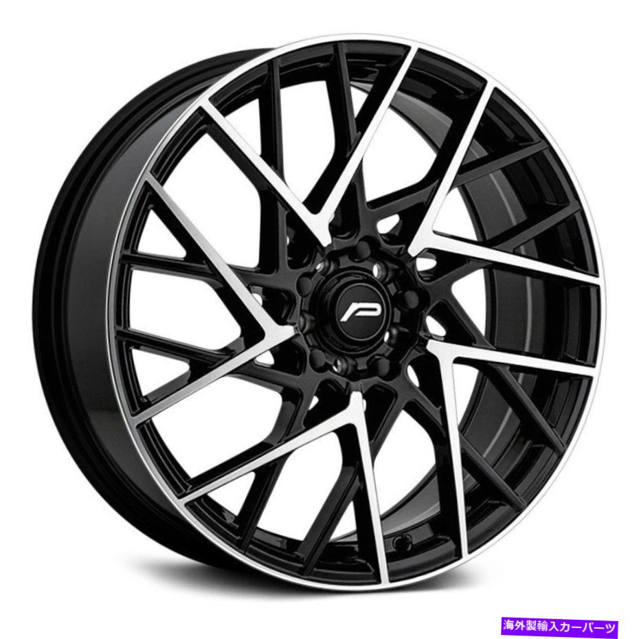 ホイール　４本セット Pacer 793MBシーケンスホイール18x7.5（42、5x100、73.1）4のブラックリムセット Pacer 793MB Sequence Wheels 18x7.5 (42, 5x100, 73.1) Black Rims Set of 4【並行輸入品】｜Us Custom Parts Shop USDM