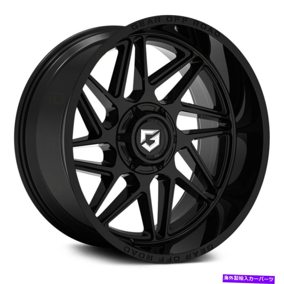 ホイール 4本セット ギアアロイ761b比率18x9(18、8x170、125.2)4のブラックリムセット Gear Alloy 761B RATIO Wheels 18x9 (18, 8x170, 125.2) Black Rims Set of 4【並行輸入品】|Us Custom Parts Shop USDM