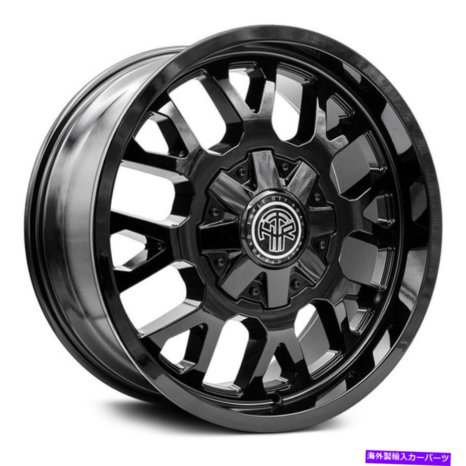 ホイール　４本セット スレットオフロード態度ホイール18x9（18、6x139.7、106.1）4のブラックリムセット Thret Offroad Attitude Wheels 18x9 (18, 6x139.7, 106.1) Black Rims Set of 4【並行輸入品】｜Us Custom Parts Shop USDM