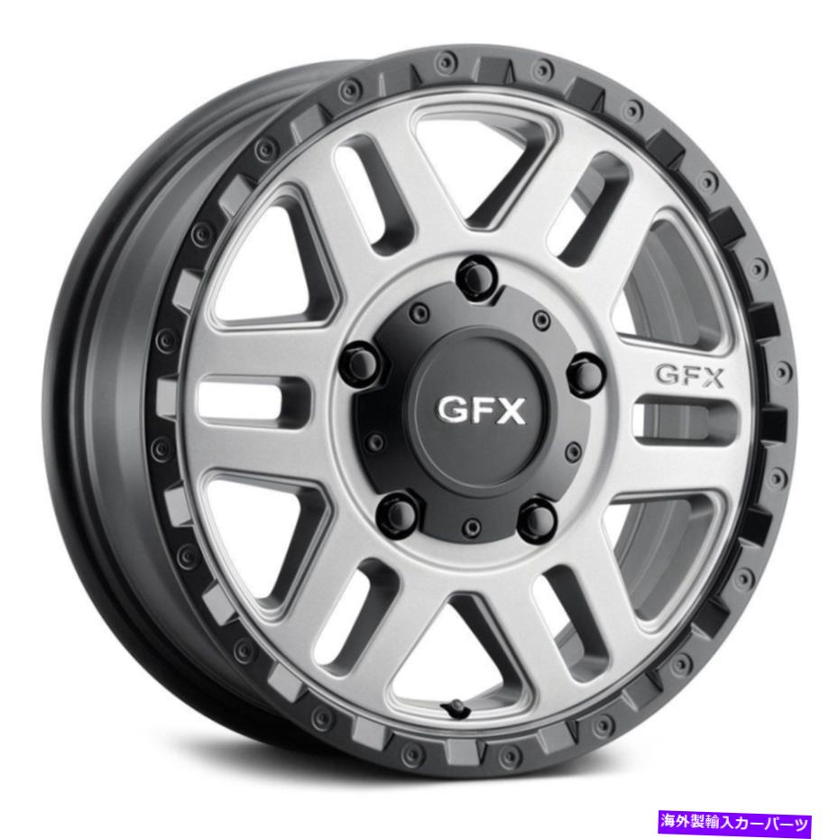 ホイール 4本セット g-fx mv2ホイール16x6.5(45、6x130、84.1)4の灰色のリムセット G-FX MV2 Wheels 16x6.5 (45, 6x130, 84.1) Gray Rims Set of 4【並行輸入品】|Us Custom Parts Shop USDM