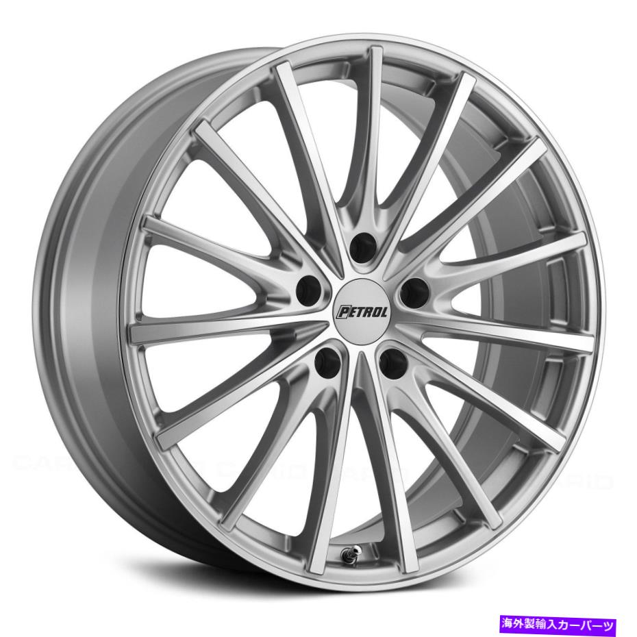 ホイール　４本セット ガソリンP3Aホイール19x8（35、5x100、72.1）4のシルバーリムセット Petrol P3A Wheels 19x8 (35, 5x100, 72.1) Silver Rims Set of 4【並行輸入品】｜Us Custom Parts Shop USDM