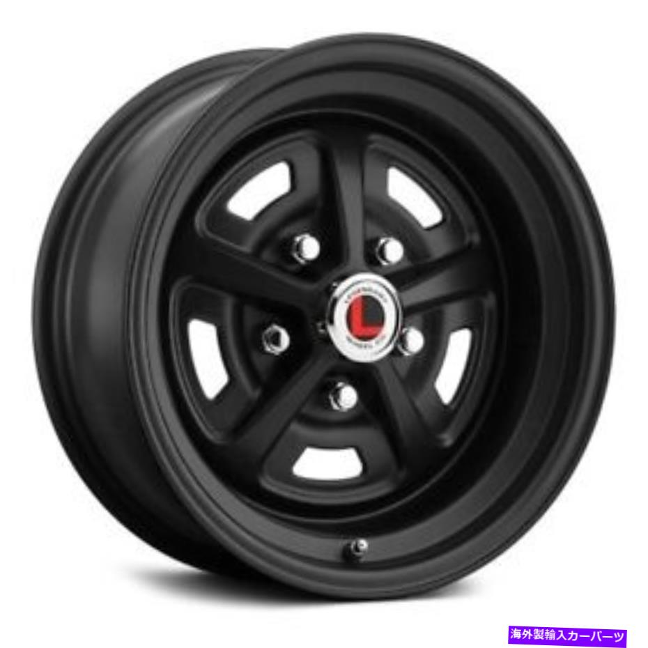 ホイール　４本セット 伝説のマグナム500ホイール17x8（7、5x114.3、72.3）4のブラックリムセット Legendary Magnum 500 Wheels 17x8 (7, 5x114.3, 72.3) Black Rims Set of 4【並行輸入品】