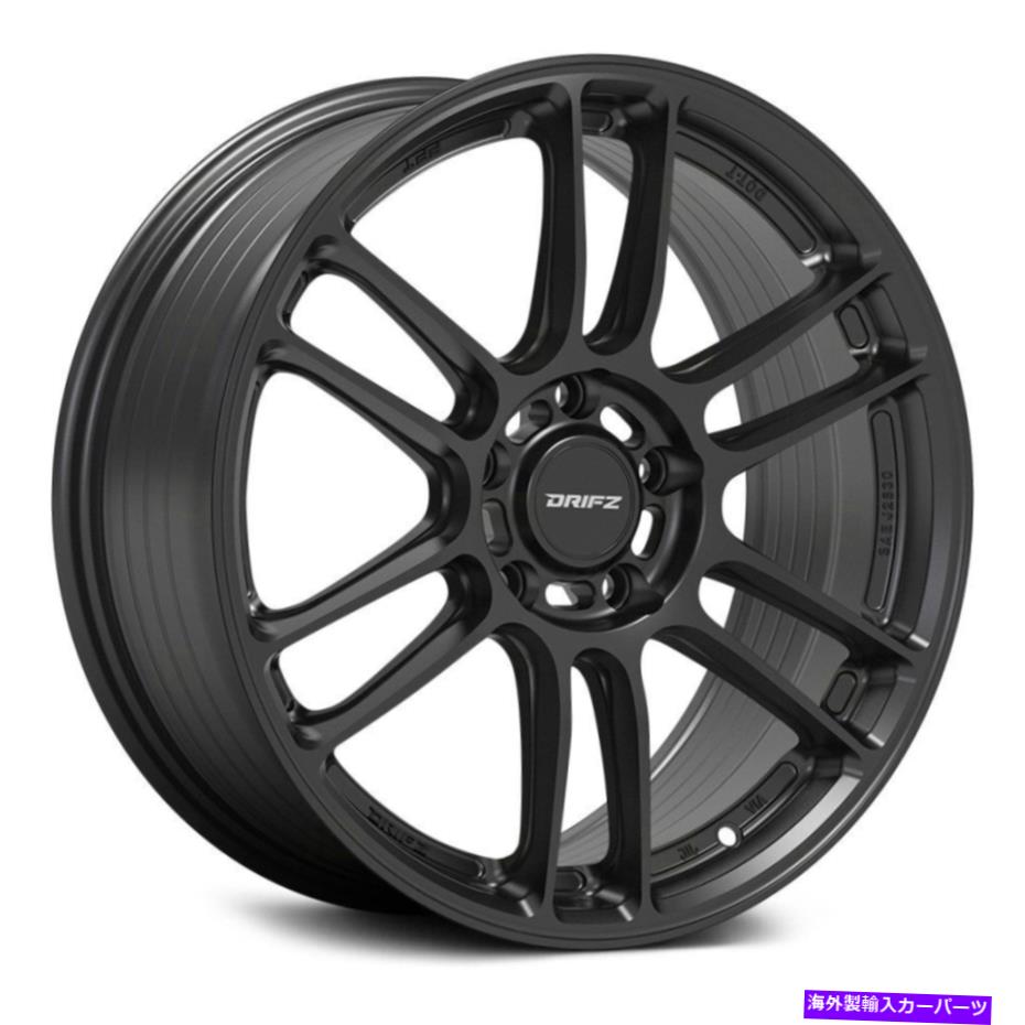 ホイール　４本セット DRIFZ 319SBホイール18x8（35、5x100、73.1）4のブラックリムセット Drifz 319SB Wheels 18x8 (35, 5x100, 73.1) Black Rims Set of 4【並行輸入品】｜Us Custom Parts Shop USDM