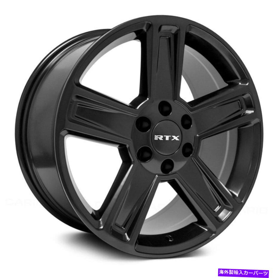 ホイール　４本セット RTX氷河ホイール17x8（15、5x139.7、78.1）4のブラックリムセット RTX Glacier Wheels 17x8 (15, 5x139.7, 78.1) Black Rims Set of 4【並行輸入品】｜Us Custom Parts Shop USDM 284,823円