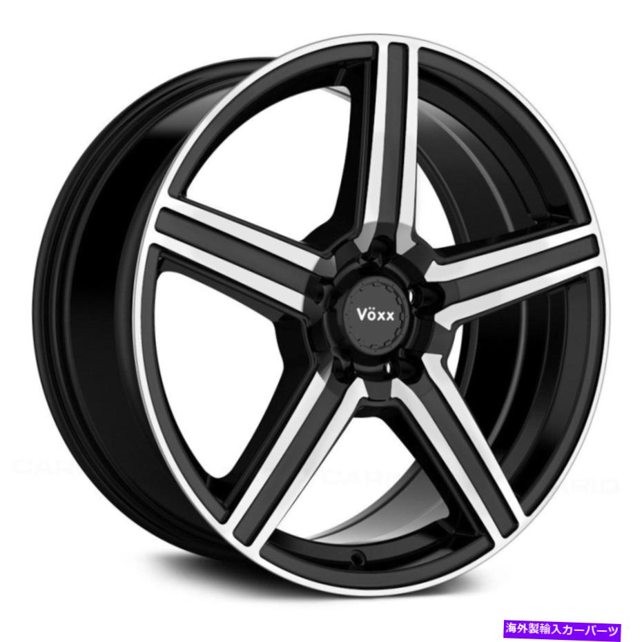 ホイール　４本セット VOXX COMOホイール20x8.5（20、5x114.3、74.1）4のブラックリムセット Voxx COMO Wheels 20x8.5 (20, 5x114.3, 74.1) Black Rims Set of 4【並行輸入品】｜Us Custom Parts Shop USDM