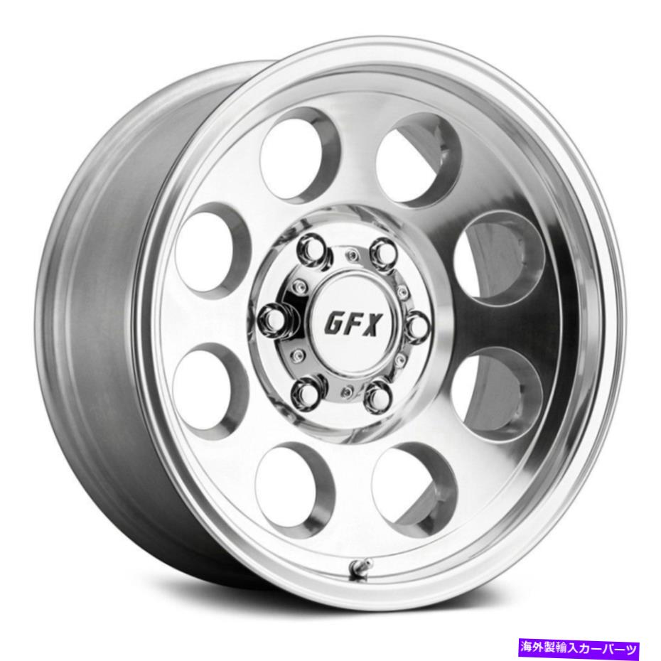 ホイール　４本セット G-FX TR16ホイール16x8.5（-6、6x139.7、106.2）4の磨かれたリムセット G-FX TR16 Wheels 16x8.5 (-6, 6x139.7, 106.2) Polished Rims Set of 4【並行輸入品】