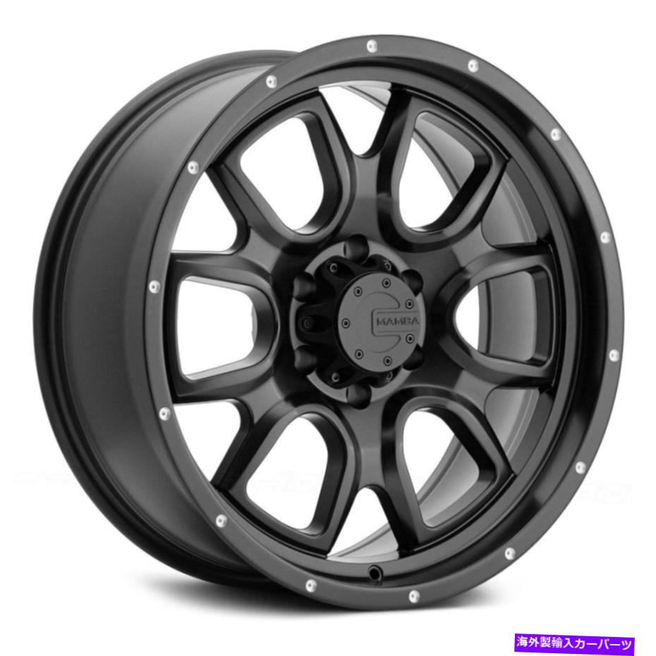 ホイール 4本セット Mamba M19ホイール17x9(-12、5x127、78.1)4のブラックリムセット Mamba M19 Wheels 17x9 (-12, 5x127, 78.1) Black Rims Set of 4【並行輸入品】|Us Custom Parts Shop USDM