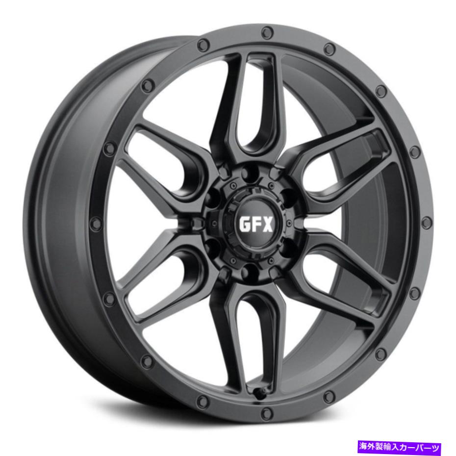 ホイール　４本セット G-FX TR18ホイール18x9（0、6x139.7、106.2）4のブラックリムセット G-FX TR18 Wheels 18x9 (0, 6x139.7, 106.2) Black Rims Set of 4【並行輸入品】