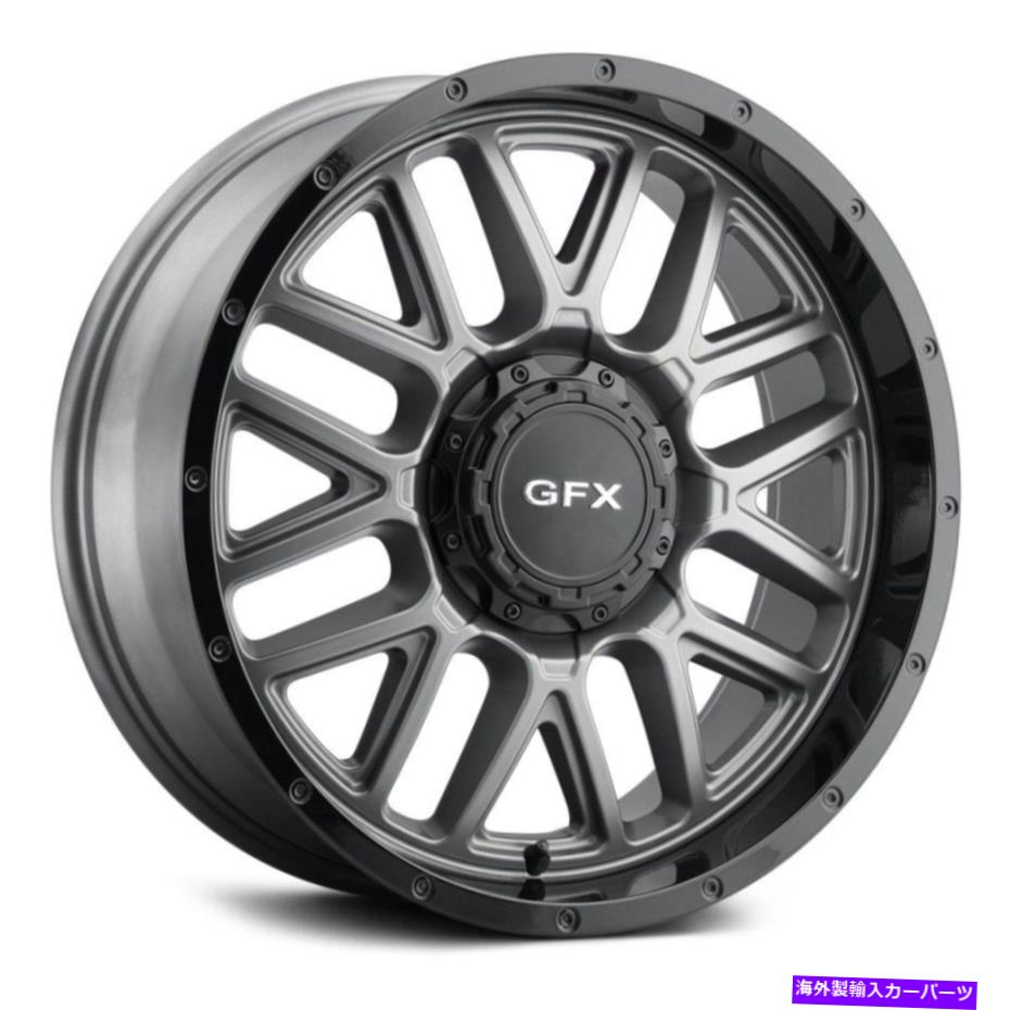 ホイール 4本セット g-fx tm5ホイール17x8.5(0、6x139.7、106.2)4の灰色のリムセット G-FX TM5 Wheels 17x8.5 (0, 6x139.7, 106.2) Gray Rims Set of 4【並行輸入品】|Us Custom Parts Shop USDM