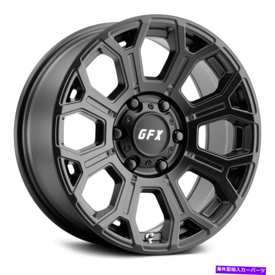 ホイール　４本セット G-FX TR19ホイール16x8.5（-6、8x165.1、125.2）4のブラックリムセット G-FX TR19 Wheels 16x8.5 (-6, 8x165.1, 125.2) Black Rims Set of 4【並行輸入品】｜Us Custom Parts Shop USDM