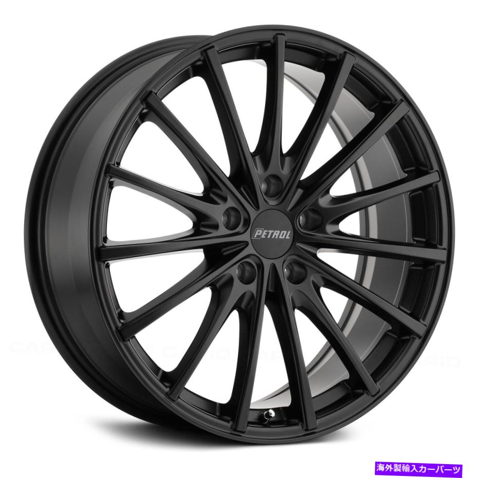 ホイール　４本セット ガソリンP3Aホイール19x8（35、5x100、72.1）4のブラックリムセット Petrol P3A Wheels 19x8 (35, 5x100, 72.1) Black Rims Set of 4【並行輸入品】｜Us Custom Parts Shop USDM