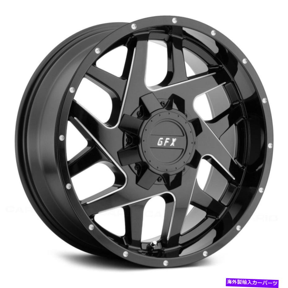 ホイール　４本セット G-FX TM2ホイール17x9（12、6x139.7、106.2）4のブラックリムセット G-FX TM2 Wheels 17x9 (12, 6x139.7, 106.2) Black Rims Set of 4【並行輸入品】｜Us Custom Parts Shop USDM