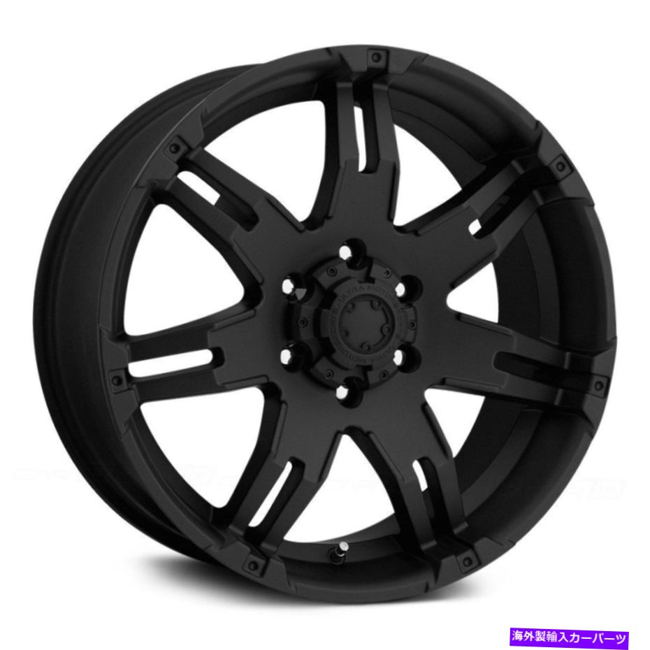 ホイール　４本セット Ultra 238b Gauntlet Wheels 17x9（20、5x139.7、106.5）4のブラックリムセット Ultra 238B GAUNTLET Wheels 17x9 (20, 5x139.7, 106.5) Black Rims Set of 4【並行輸入品】