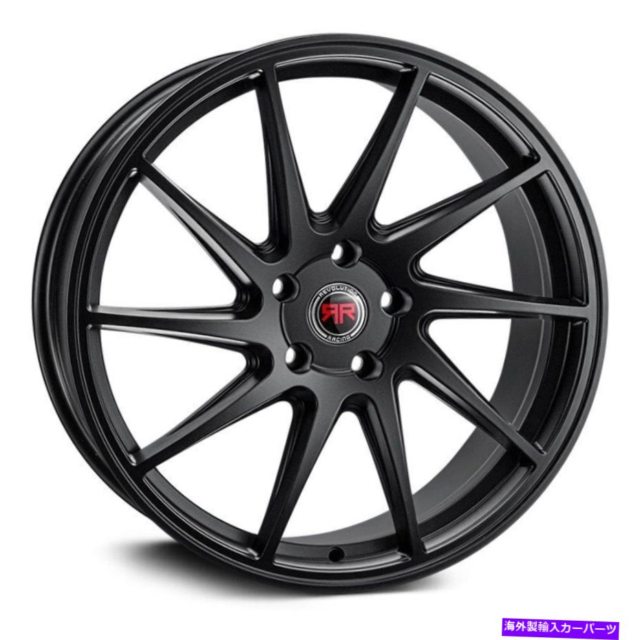 ホイール 4本セット Revolution Racing RR31ホイール18x8(40、5x114.3、73.1)4のブラックリムセット Revolution Racing RR31 Wheels 18x8 (40, 5x114.3, 73.1) Black Rims Set of 4【並行輸入品】