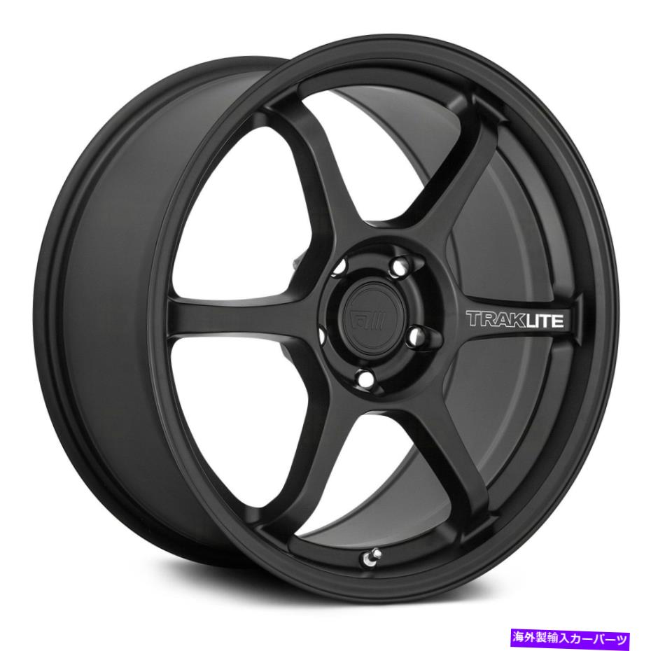 ホイール　４本セット Motegi Racing MR145 Traklite 3.0ホイール18x8.5（42、5x108）4のブラックリムセット Motegi Racing MR145 TRAKLITE 3.0 Wheels 18x8.5 (42, 5x108) Black Rims Set of 4【並行輸入品】｜Us Custom Parts Shop USDM