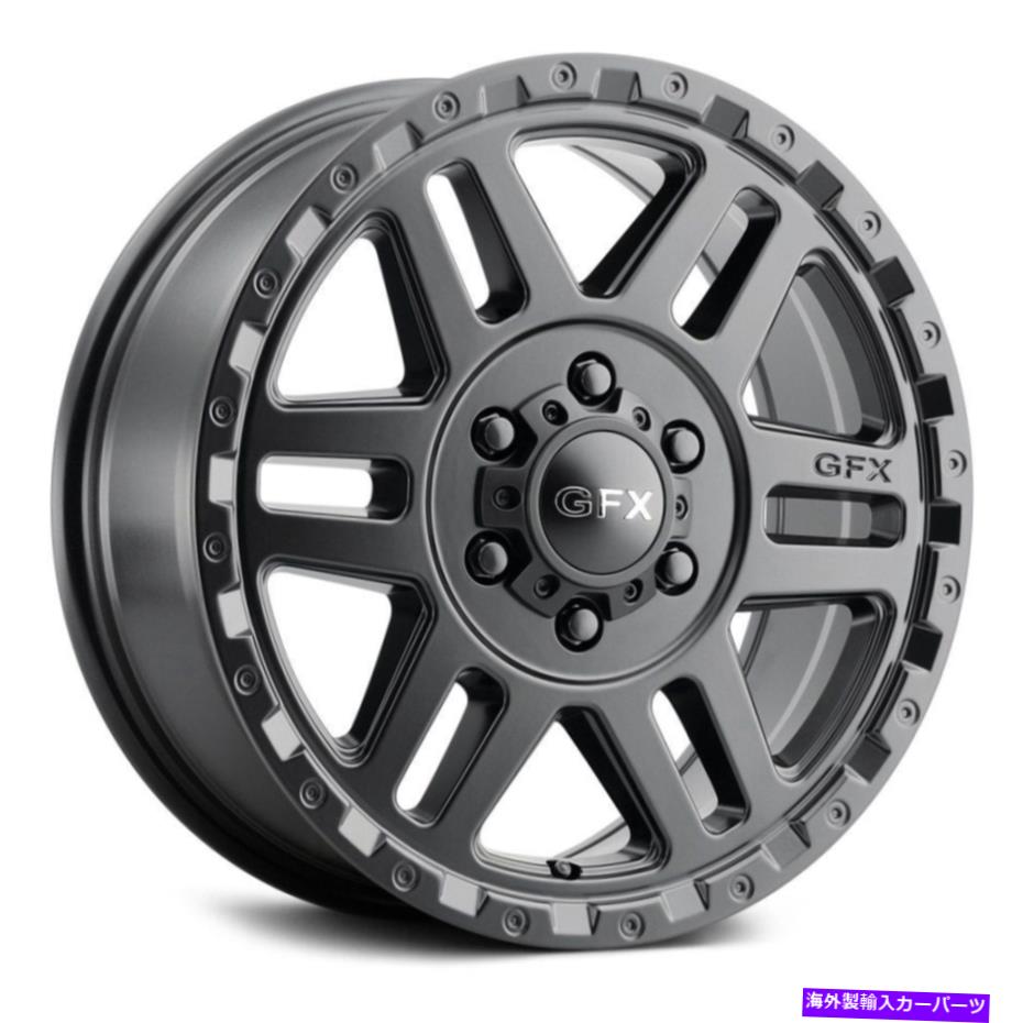 ホイール　４本セット G-FX MV2ホイール17x8（50、5x160、65.1）4のブラックリムセット G-FX MV2 Wheels 17x8 (50, 5x160, 65.1) Black Rims Set of 4【並行輸入品】