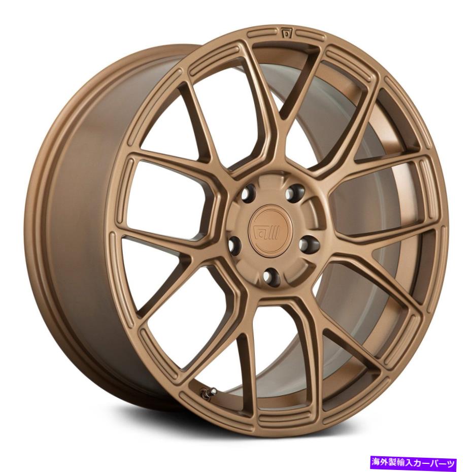 ホイール 4本セット Motegi Racing MR147 CM7ホイール18x8.5(42、5x108、72.56)4のブロンズリムセット Motegi Racing MR147 CM7 Wheels 18x8.5 (42, 5x108, 72.56) Bronze Rims Set of 4【並行輸入品】