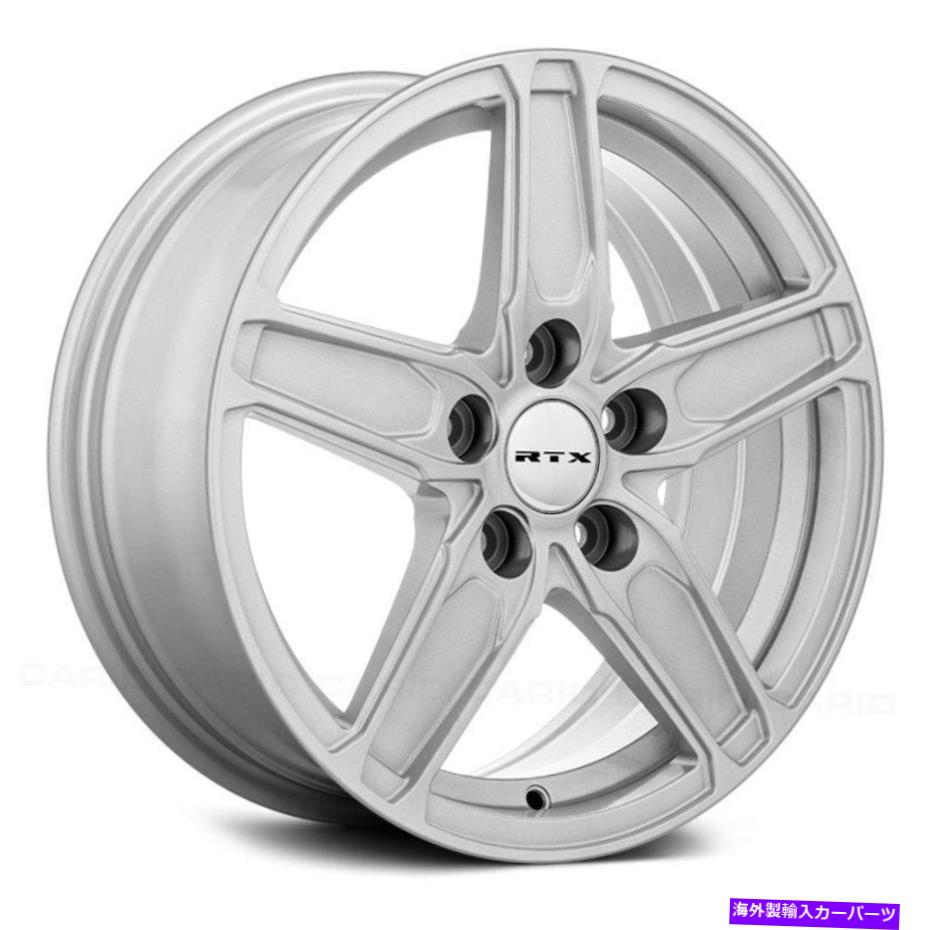 ホイール　４本セット RTXフロストホイール18x8（38、5x120.65、64.1）4のシルバーリムセット RTX FROST Wheels 18x8 (38, 5x120.65, 64.1) Silver Rims Set of 4【並行輸入品】｜Us Custom Parts Shop USDM
