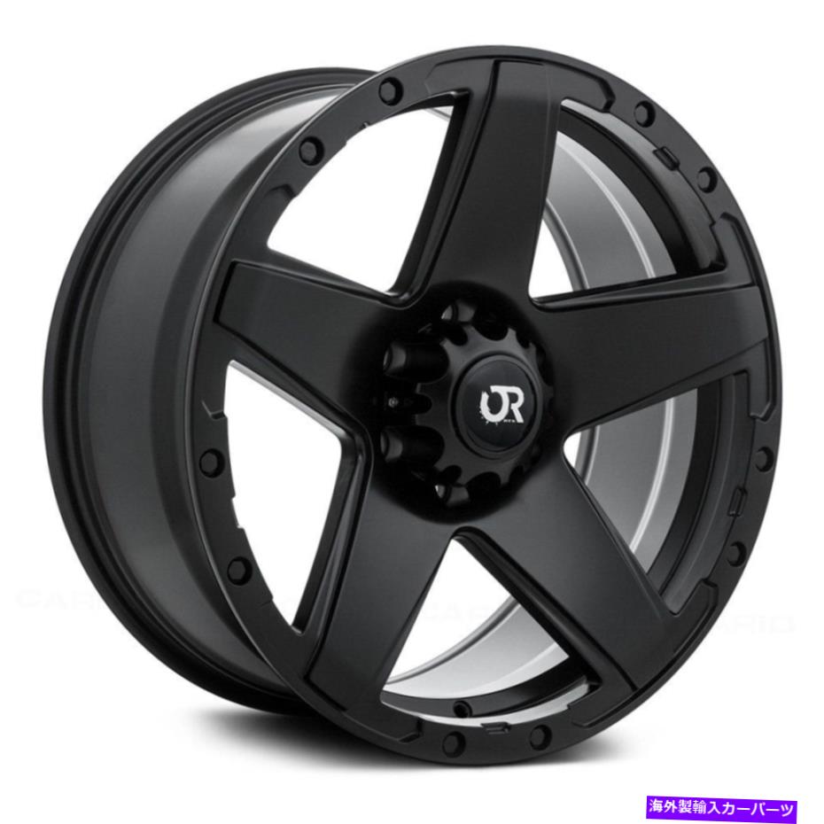 ホイール　４本セット rtx outlawホイール17x8（15、6x120.65、67.1）4のブラックリムセット RTX OUTLAW Wheels 17x8 (15, 6x120.65, 67.1) Black Rims Set of 4【並行輸入品】