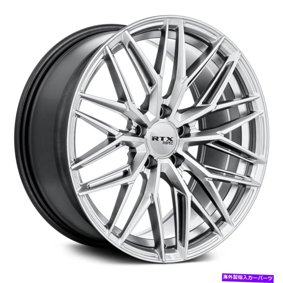 ホイール　４本セット RTX SW20ホイール18x8.5（45、5x114.3、73.1）4のシルバーリムセット RTX SW20 Wheels 18x8.5 (45, 5x114.3, 73.1) Silver Rims Set of 4【並行輸入品】
