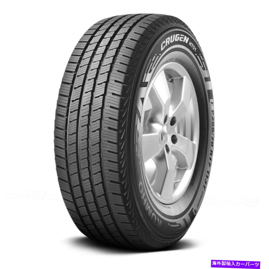 ホイール　４本セット 4つのタイヤP265 / 75R16 T CRUGEN HT51オールシーズン /トラック / SUVのKumhoセット Kumho Set of 4 Tires P265/75R16 T CRUGEN HT51 All Season / Truck / SUV【並行輸入品】