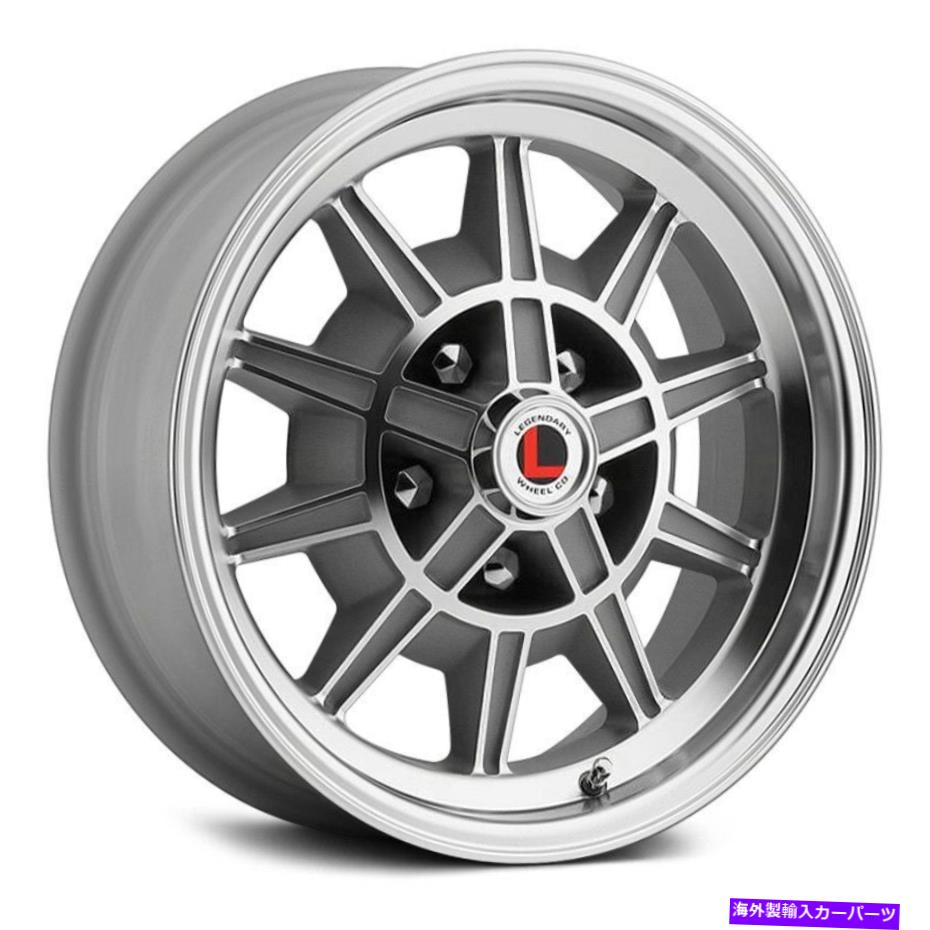 ホイール　４本セット 伝説のGT7ホイール15x7（7、5x114.3、72.3）4の機械加工リムセット Legendary GT7 Wheels 15x7 (7, 5x114.3, 72.3) Machined Rims Set of 4【並行輸入品】