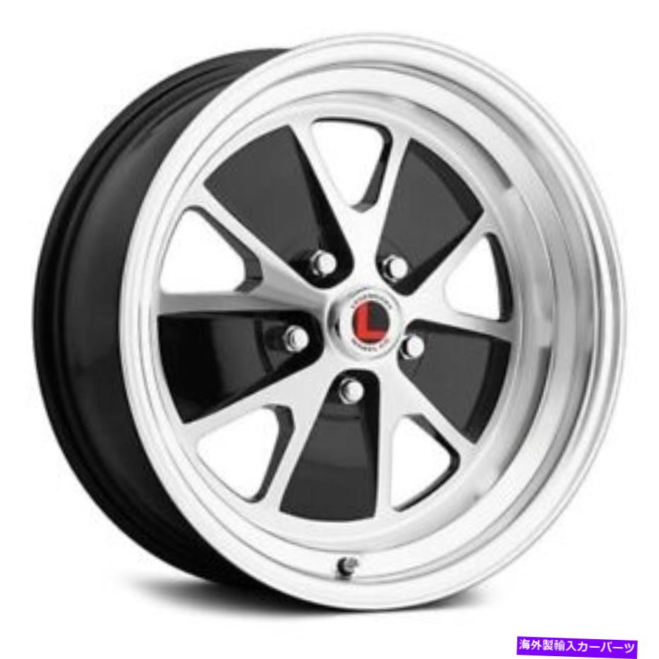 ホイール　４本セット 伝説的なスタイルのホイール17x8（7、5x114.3、72.3）4のブラックリムセット Legendary STYLED Wheels 17x8 (7, 5x114.3, 72.3) Black Rims Set of 4【並行輸入品】｜Us Custom Parts Shop USDM