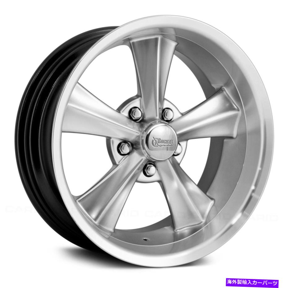 ホイール　４本セット ロケットレーシングブースターホイール17x7（6、5x114.3、78.1）4のシルバーリムセット Rocket Racing Booster Wheels 17x7 (6, 5x114.3, 78.1) Silver Rims Set of 4【並行輸入品】｜Us Custom Parts Shop USDM