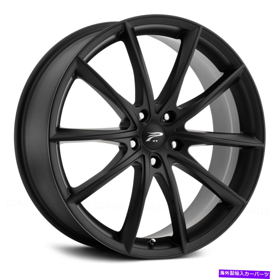 ホイール　４本セット プラチナ435SBフラックスホイール20x8.5（35、5x114.3、72.62）4のブラックリムセット Platinum 435SB FLUX Wheels 20x8.5 (35, 5x114.3, 72.62) Black Rims Set of 4【並行輸入品】｜Us Custom Parts Shop USDM
