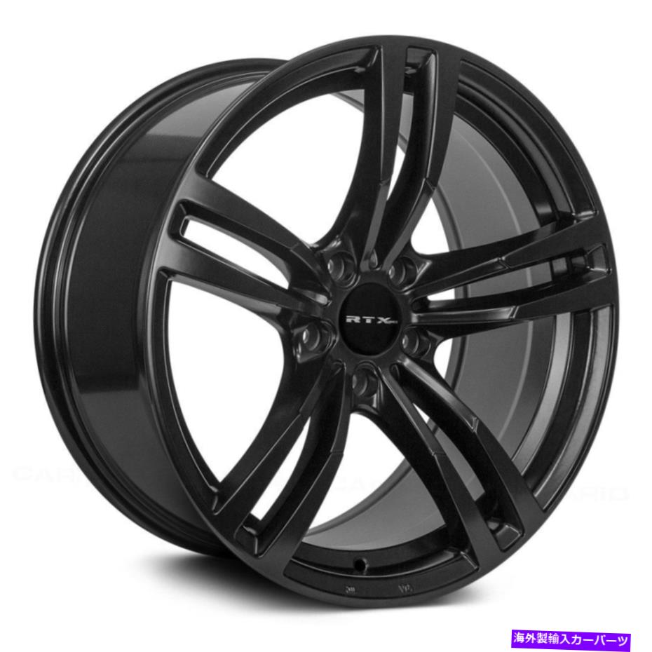 ホイール　４本セット RTX Grazホイール17x8（35、5x120.65、72.6）4のブラックリムセット RTX GRAZ Wheels 17x8 (35, 5x120.65, 72.6) Black Rims Set of 4【並行輸入品】 285,962円