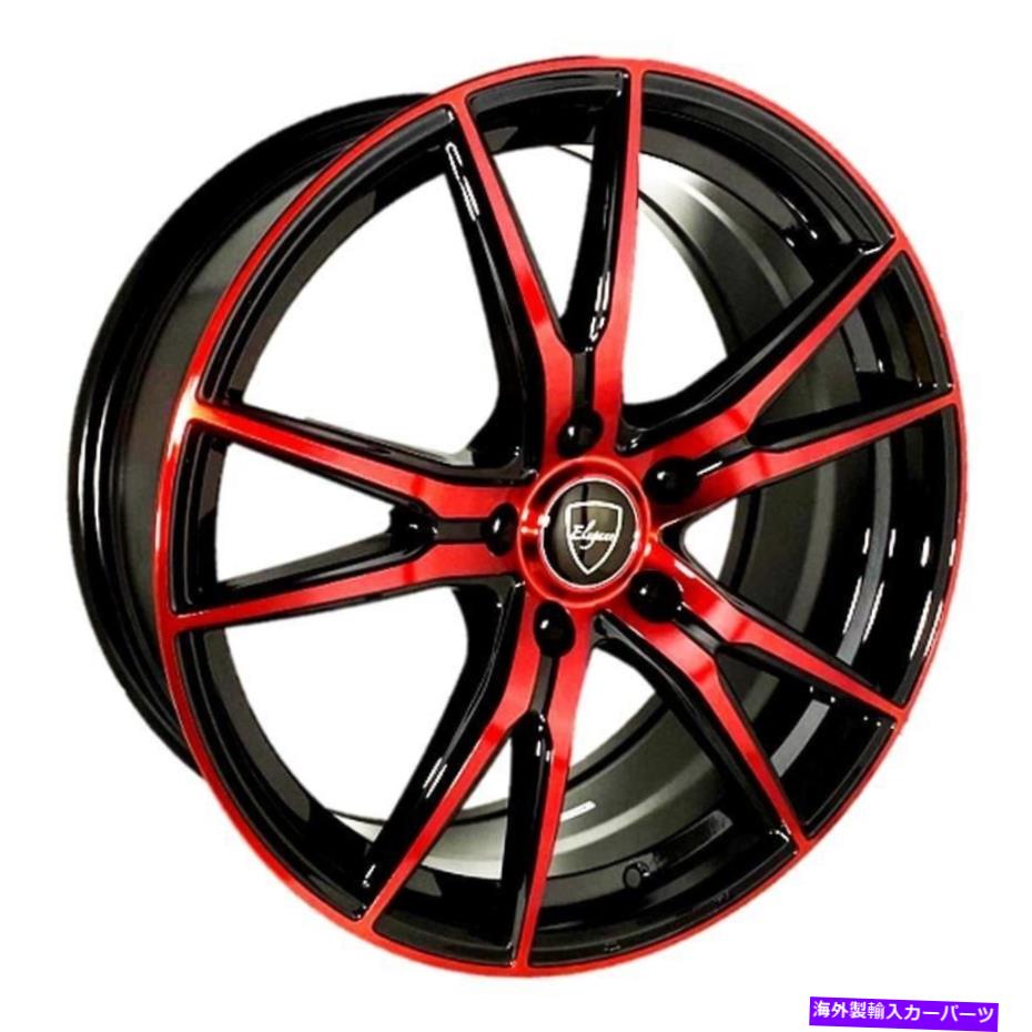 ホイール　４本セット エレガントなE001ホイール18x7.5（35、5x114.3、72.6）グロスリムセット4 Elegant E001 Wheels 18x7.5 (35, 5x114.3, 72.6) Gloss Rims Set of 4【並行輸入品】｜Us Custom Parts Shop USDM