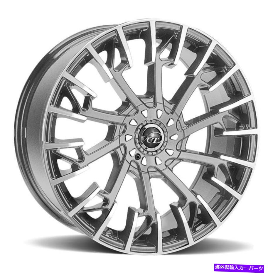 ホイール　４本セット VCTハングマンホイール20x8.5（40、5x114.3、73.1）4のシルバーリムセット VCT HANGMAN Wheels 20x8.5 (40, 5x114.3, 73.1) Silver Rims Set of 4【並行輸入品】｜Us Custom Parts Shop USDM