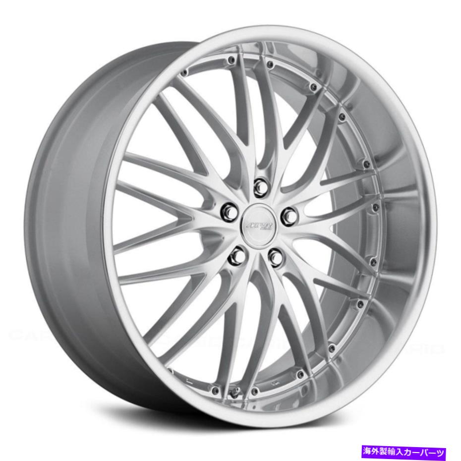 ホイール　４本セット MRR GT1ホイール18x8.5（35、5x108、73.1）4のシルバーリムセット MRR GT1 Wheels 18x8.5 (35, 5x108, 73.1) Silver Rims Set of 4【並行輸入品】