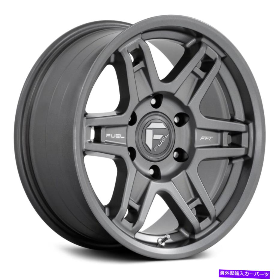 ホイール　４本セット 燃料D838スレイヤー1PCホイール17x9（-38、6x139.7、106.1）4のガンメタルリムセット Fuel D838 SLAYER 1PC Wheels 17x9 (-38, 6x139.7, 106.1) Gunmetal Rims Set of 4【並行輸入品】