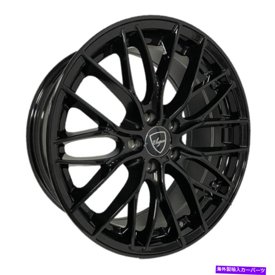 ホイール　４本セット エレガントなE010ホイール20x8.5（35、5x114.3、72.6）4のブラックリムセット Elegant E010 Wheels 20x8.5 (35, 5x114.3, 72.6) Black Rims Set of 4【並行輸入品】｜Us Custom Parts Shop USDM