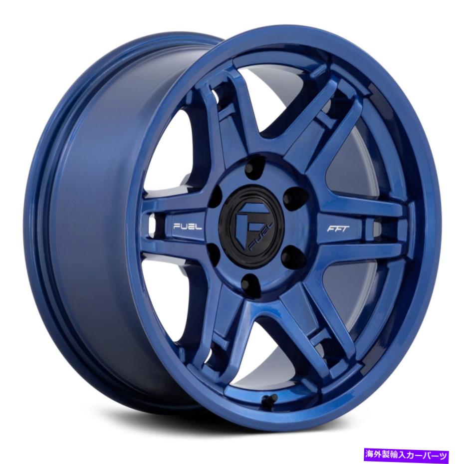 ホイール　４本セット 燃料D839スレイヤー1PCホイール17x8.5（1、6x139.7、106.1）4の青いリムセット Fuel D839 SLAYER 1PC Wheels 17x8.5 (1, 6x139.7, 106.1) Blue Rims Set of 4【並行輸入品】
