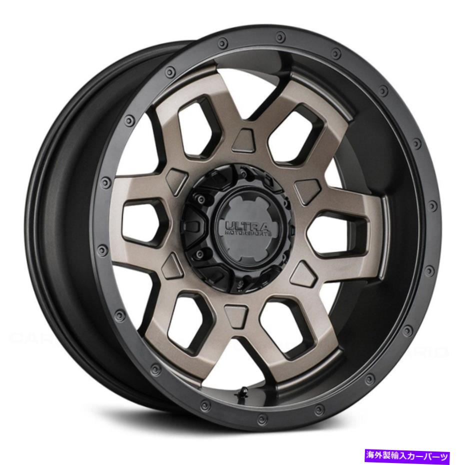 ホイール　４本セット ウルトラ217bzウォーロックホイール20x10（-25、6x139.7、106.1）4のブロンズリムセット Ultra 217BZ WARLOCK Wheels 20x10 (-25, 6x139.7, 106.1) Bronze Rims Set of 4【並行輸入品】