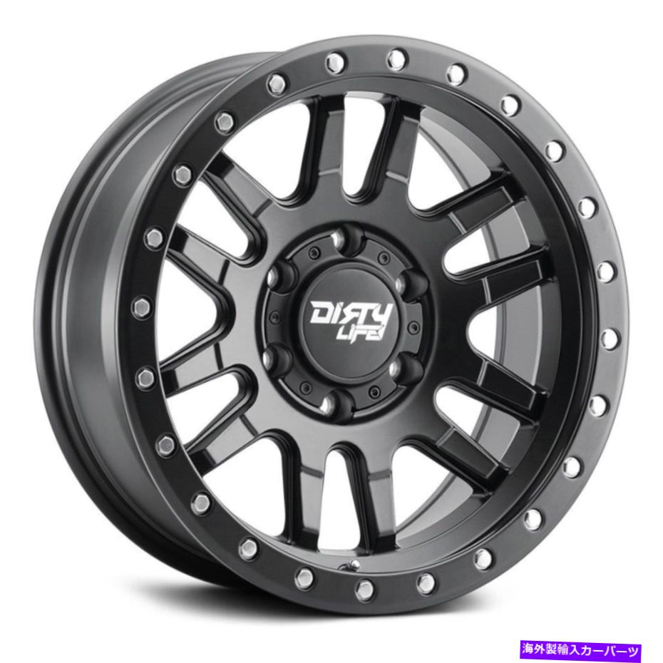 ホイール　４本セット ダーティライフ9309キャニオンプロホイール17x9（-12、5x127、71.5）4のブラックリムセット Dirty Life 9309 CANYON PRO Wheels 17x9 (-12, 5x127, 71.5) Black Rims Set of 4【並行輸入品】｜Us Custom Parts Shop USDM 307,197円