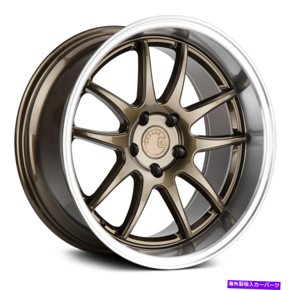 ホイール　４本セット Aodhan DS02ホイール19x11（22、5x114.3、73.1）4のブロンズリムセット Aodhan DS02 Wheels 19x11 (22, 5x114.3, 73.1) Bronze Rims Set of 4【並行輸入品】