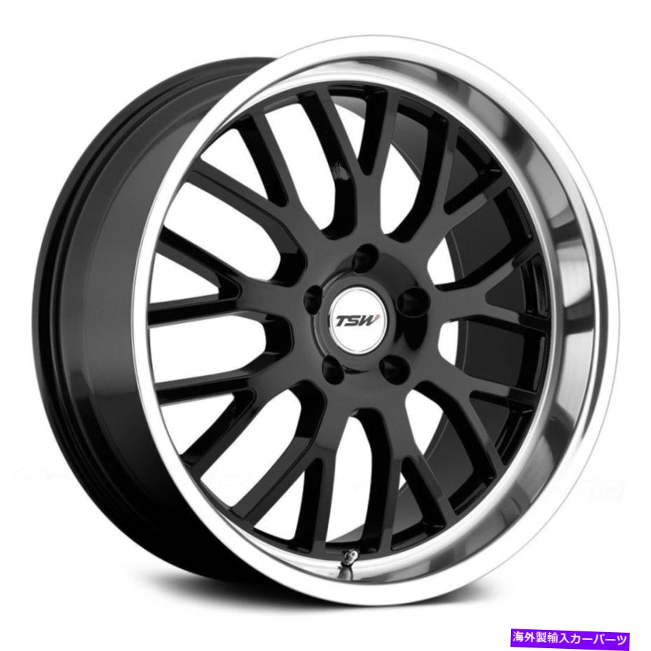 ホイール　４本セット TSW Tremblant Wheels 18x9.5（35、5x120.65、76.1）4のブラックリムセット TSW TREMBLANT Wheels 18x9.5 (35, 5x120.65, 76.1) Black Rims Set of 4【並行輸入品】 304,326円