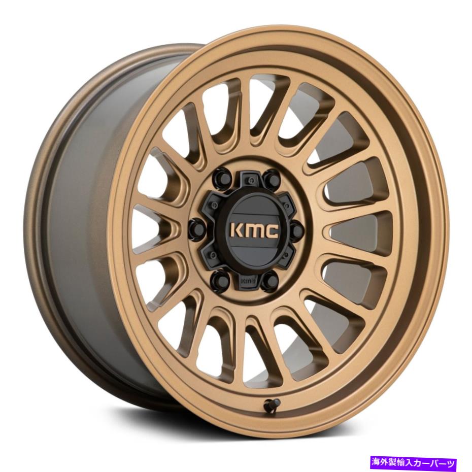 ホイール　４本セット KMC KM724インパクトOLホイール17x8.5（0、6x135、87.1）4のブロンズリムセット KMC KM724 IMPACT OL Wheels 17x8.5 (0, 6x135, 87.1) Bronze Rims Set of 4【並行輸入品】
