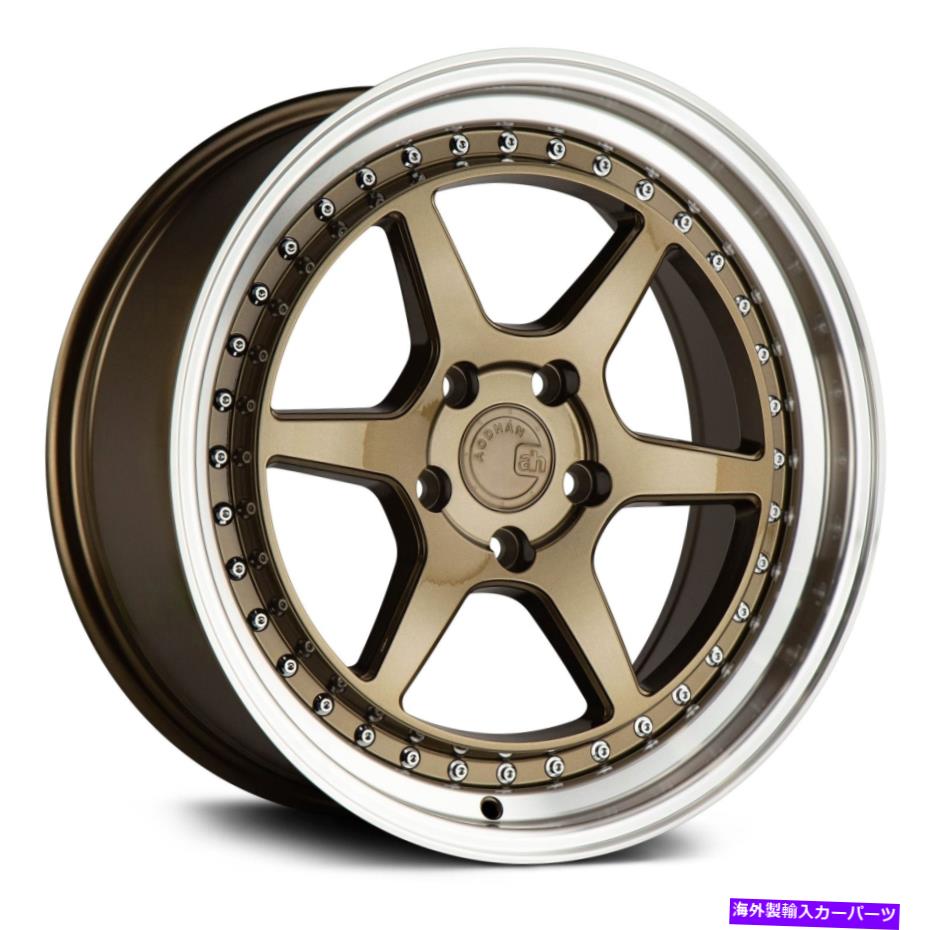 ホイール　４本セット Aodhan DS09ホイール19x11（22、5x114.3、73.1）4のブロンズリムセット Aodhan DS09 Wheels 19x11 (22, 5x114.3, 73.1) Bronze Rims Set of 4【並行輸入品】