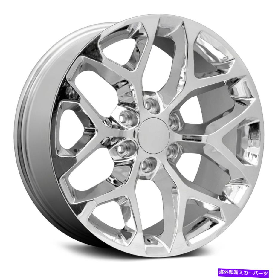 ホイール　４本セット Rev 582ホイール20x9（24、6x139.7、78.1）4のクロムリムセット REV 582 Wheels 20x9 (24, 6x139.7, 78.1) Chrome Rims Set of 4【並行輸入品】