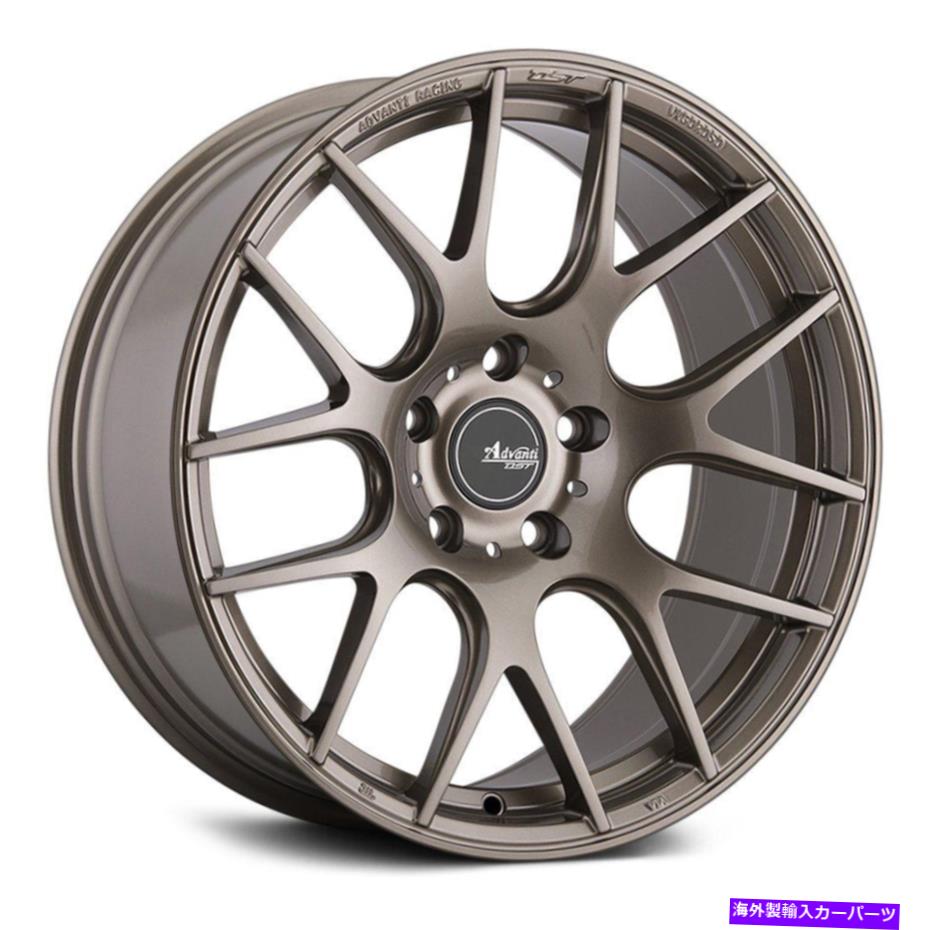 ホイール　４本セット Advanti Racing Vigoroso V1ホイール18x9.5（32、5x114.3）4のブロンズリムセット Advanti Racing VIGOROSO V1 Wheels 18x9.5 (32, 5x114.3) Bronze Rims Set of 4【並行輸入品】